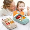Baby Food Containers Infant Bamboo Fiber Training Dishes Feeding Sets Kids Tableware Bowl Cup Plates