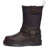 Dr. Martens Anistone High Leather Biker Boot Dark Brown Unisex Sneakers 31901201