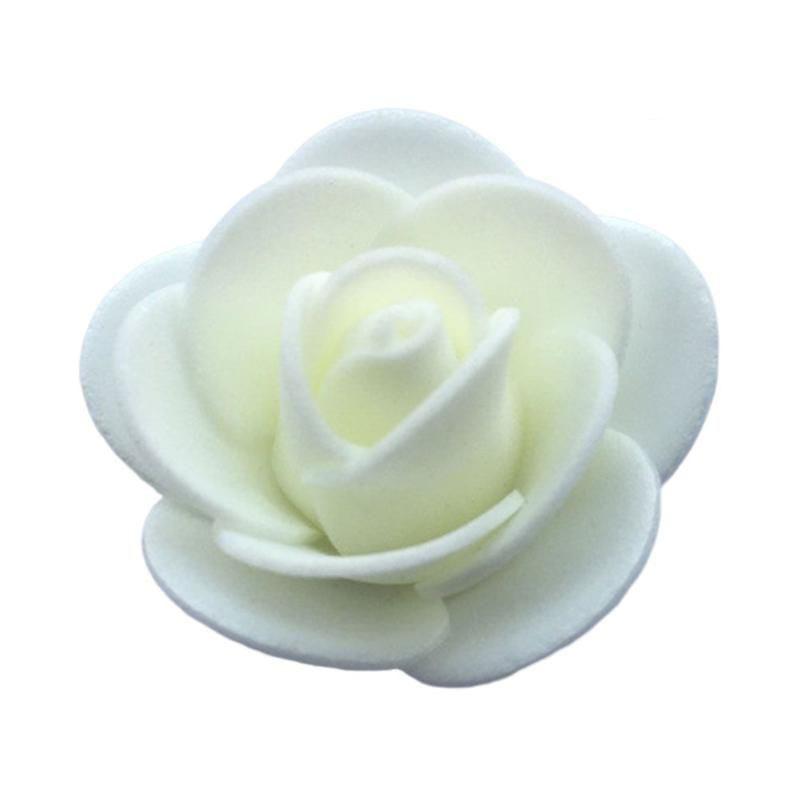 

100Pcs Brides Accessory 3.5Cm Artificial Flower Foam Pe Rose Heads Diy Valentine S Day Roses Wedding Candy Box Decoration A3