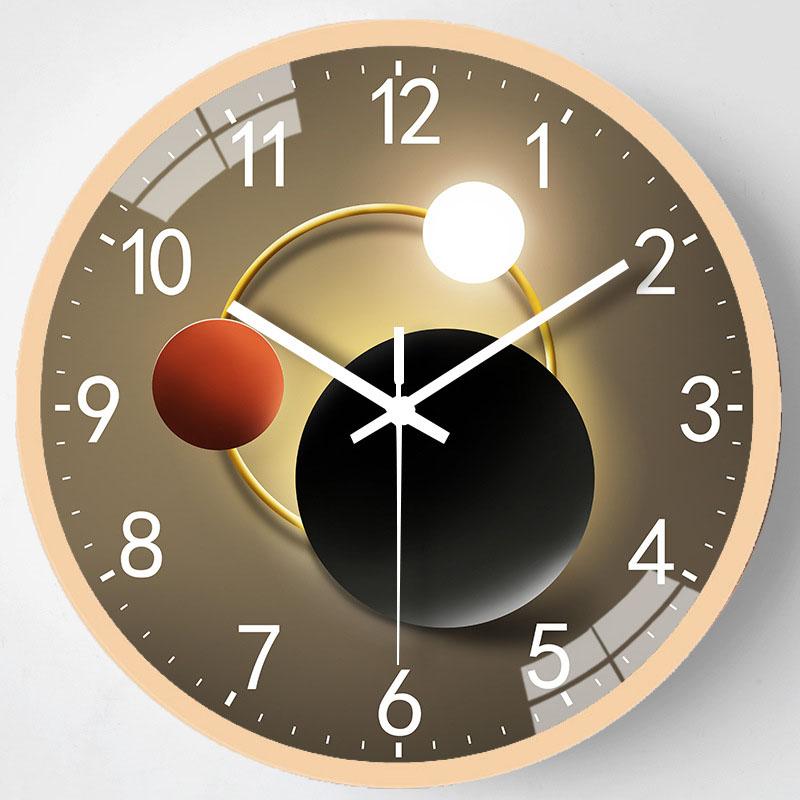 Multiple Sizes Fashion Wall Clock Creative Brand Silent Timepiece For Children Sitting Living Room Bedroom Kitchen Home Decor