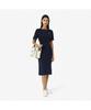 LACOSTE Women'S Essentials Fit 'N Flare T-Shirt Dress Ef9988-55G Gwi