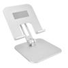 Adjustable Tablet Stand Holder Aluminium Alloy Portable Foldable Desktop Mobile Phone Stand Silver