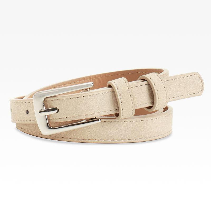 Summer Aurora Style New Fashion Simple Women's Thin Belt Decorative Jeans Dress High-end Belt Women