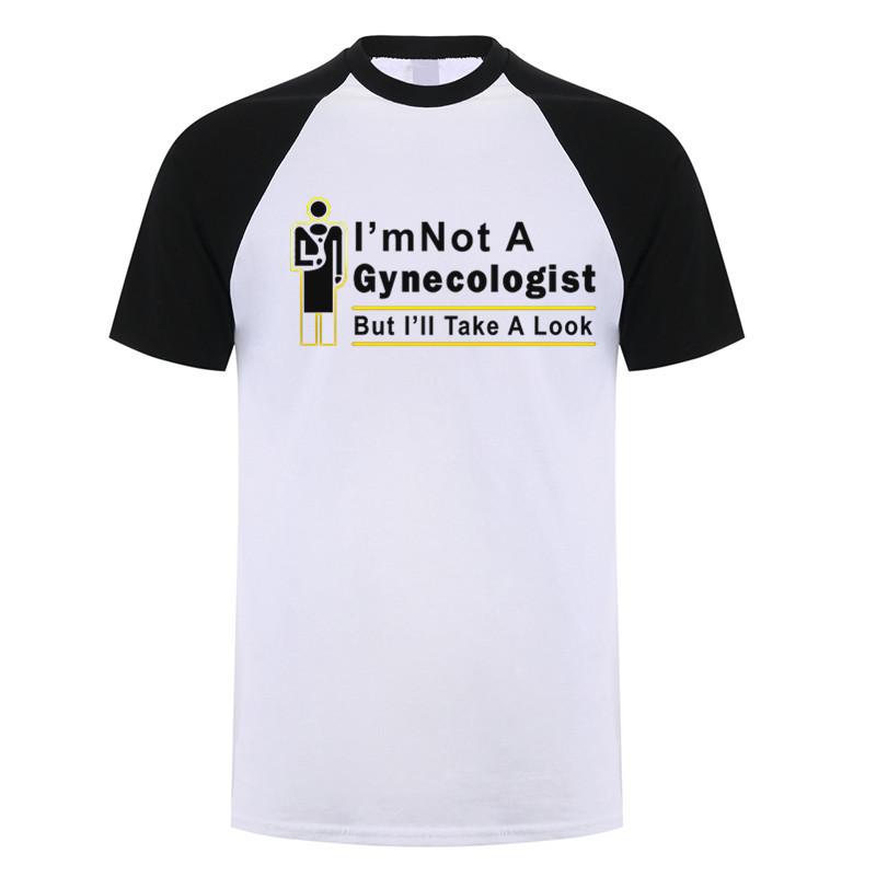 Im Not A Gynecologist But Ill Take A Look T Shirt Summer Short Sleeve Funny Doctor Tshirts Cotton Unisex Tshirt Tops