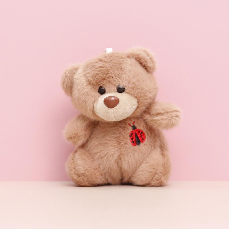 Ladybird Rabbit Elephant Bear Husky Plush Toy Keychain Stuffed Dolls Animal