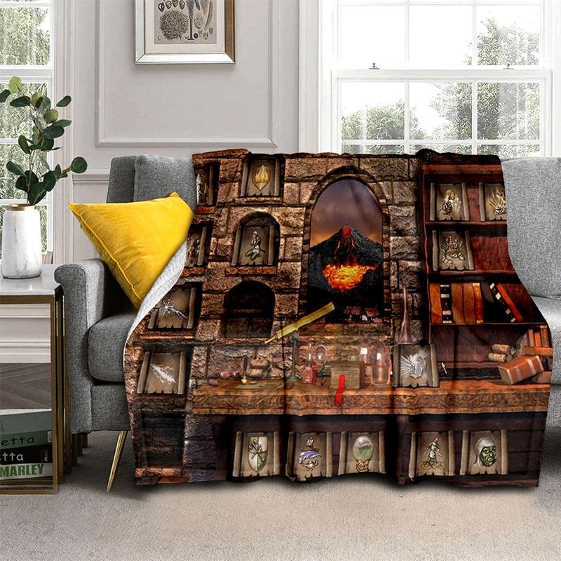 HOMM Game 9 Factions Races Stronghold Dwelling Creatures Heroes of Might and Magic Soft Blanket for Living Room Bedroom Bed Sofa