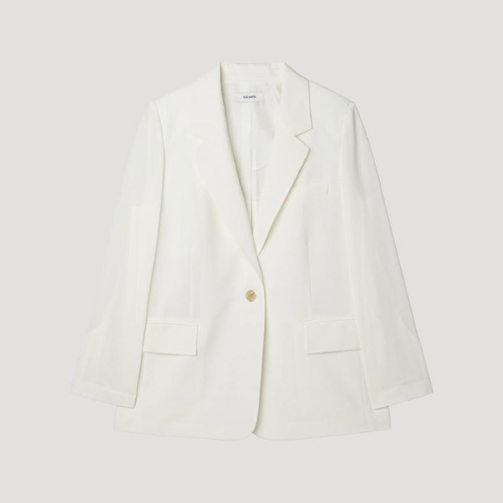 

[She S miSS] One Button Tailored Jacket Swwjkp22020 Iv Ivory/66