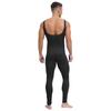 Tuta Monopezzo Senza Maniche da Uomo Design a Strisce Scollo Quadrato Stile Canotta Pantaloni Lunghi Tuta Sportiva