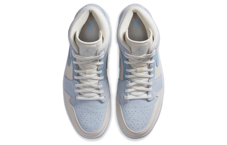 Jordan 1 Mid Gemischte Texturen Blau DA4666-100