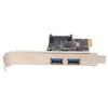 PCIE To USB 3.0 Expansion Card 2 Ports 5Gbps Transmission Rate USB Hot Swap USB 3.0 Expansion Card For Win XP for Vista