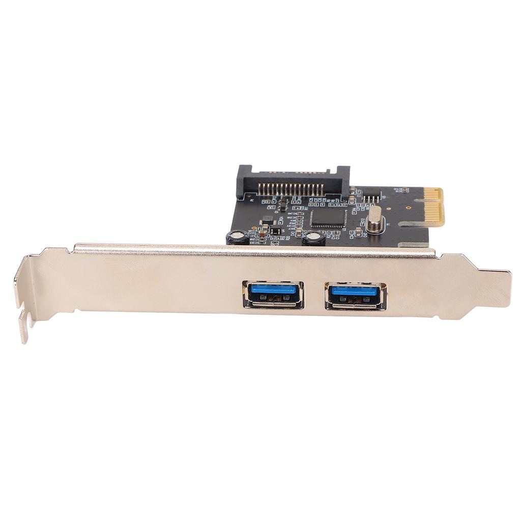 PCIE To USB 3.0 Expansion Card 2 Ports 5Gbps Transmission Rate USB Hot Swap USB 3.0 Expansion Card For Win XP for Vista