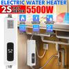 5500W 220V LED Intelligent Instant Electric Water Heater Temperature Adjustable Heater Bathroom Shower Kitchen Heater