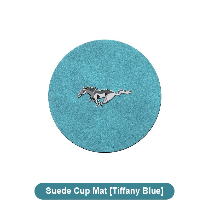 1/2pcs Car Coaster Water Cup Slot Non-Slip Mat Pad Car Accessories For Ford Focus Mondeo Kuga Fiesta MK7 Escort Explorer Edge 2 4 MK2 MK4