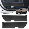 Cartist Door Kick Door Trim Door Protectors for the New Land Cruiser 250 TRJ250W GDJ250W PVC Leather Door Trim and Front Interior Set of Carbon Fiber