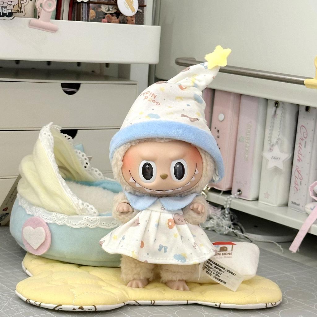 17cm Labubu Doll Clothing Set for 3.0 and First/Second Generation Sitting Party Blind Box Skirt