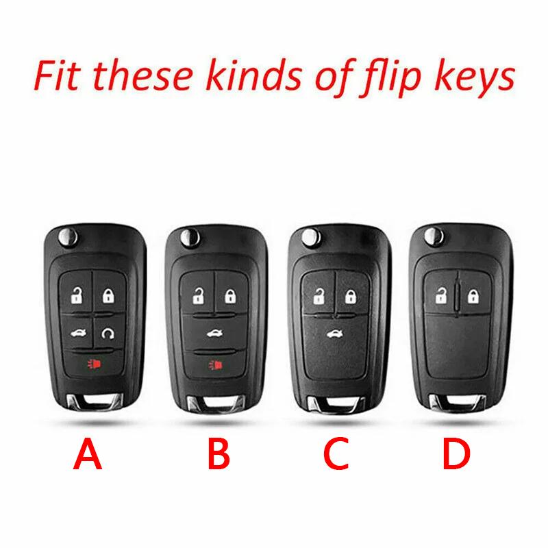 Abs Carbon Fiber Car Key Case Cover For Chevrolet Cruze Aveo Trax Sail Malibu Captiva Opel Vauxhall Astra J Corsa Insignia Mokka