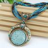 SUMENG 2024 Collana Vintage Gioielli Moda Popolare Stile Retrò Boemo Multistrato Catena di Perline Grani di Cristallo Ciondolo