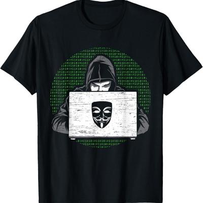 Computer Hacker Cyber Security Professional Game Master DDOS T-Shirt