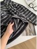 Plus Size Women's Versatile Warm Stripe Hoodie for Fall/Winter
