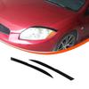 Gloss Piano Black Headlight Eyebrow Trim Sticker For Mitsubishi Eclipse 2006-11