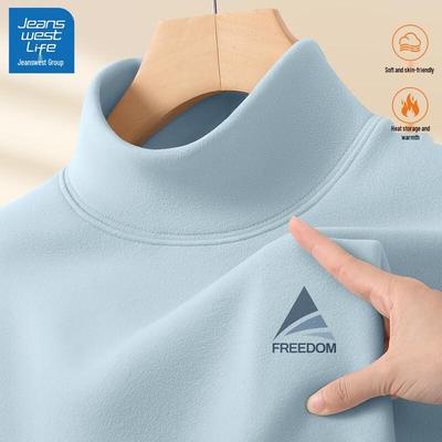 JEANSWEST LIFE Men's Thermal Fleece Lined Long Sleeve T-Shirt