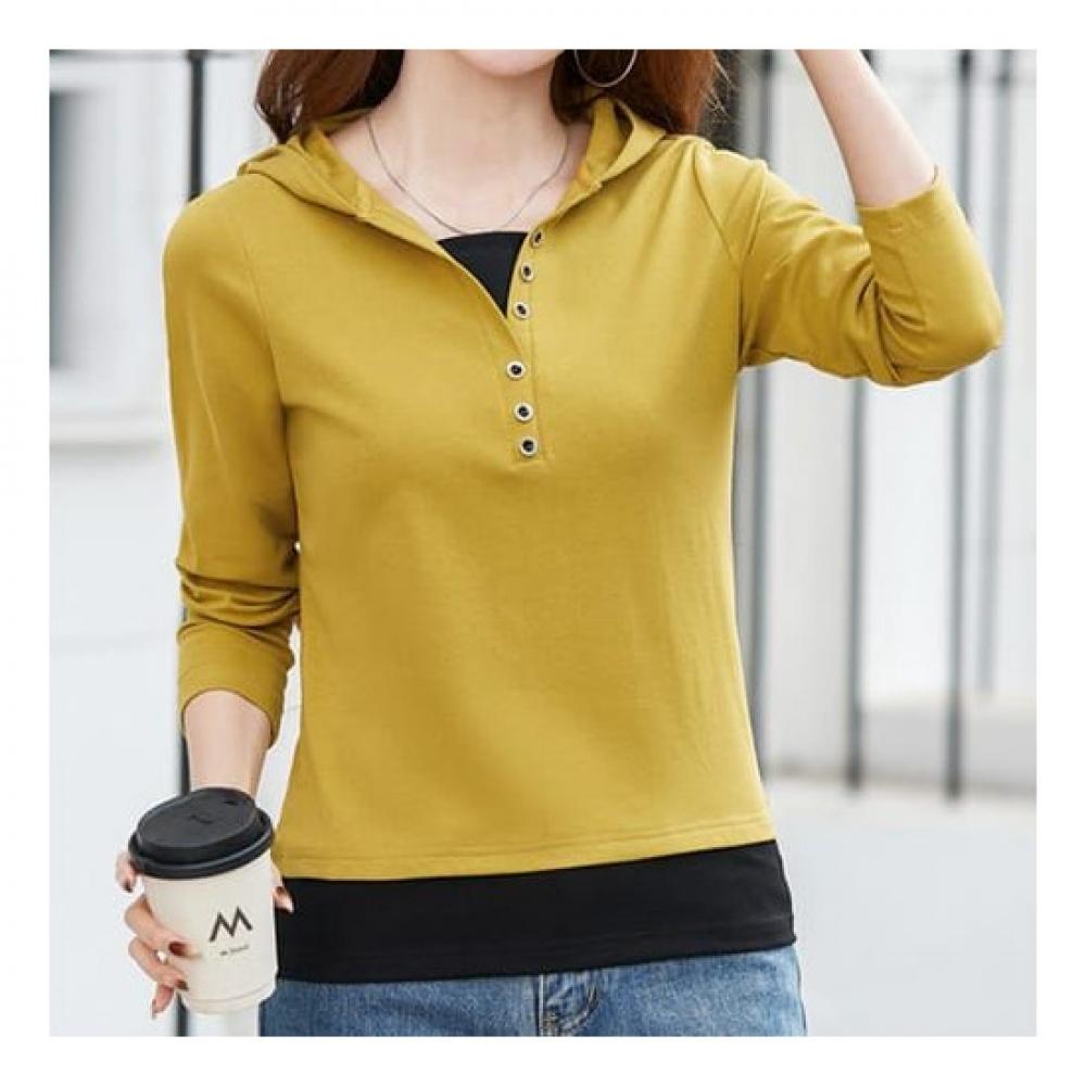 Navava 2in1 Long Sleeve Hooded T shirT nT1412