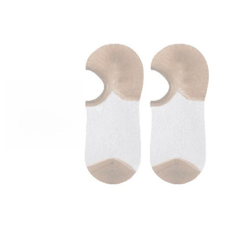 Ultra-thin Transparent Crystal Silk Socks Women Fashion Summer Harajuku Crew Socks Retro Flower Streetwear Elastic Long Socks