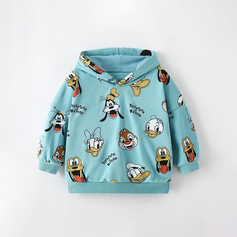 

Boys Autumn European & American Style Hooded Pullover Sweatshirt, Small/Medium, Long-Sleeved, Versatile Top. XX-Large (140)