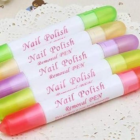 1Pc White Art Polish Corrector Pen for Women Remover Mistakes Cleaner with 3 Tips Manicure Tool Nail Art and Polish Polish Correctors Nail Art and