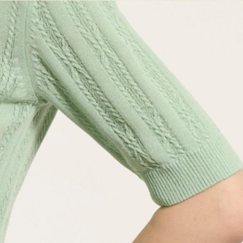 Bcbg Cable Half Sleeve Knit B5m3k406