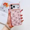 Cute Dog Paws Pattern Phone Case For iPhone 17 16 15 14 13 12 11 Pro Max Air Matte Laser Aurora Shockproof Funda