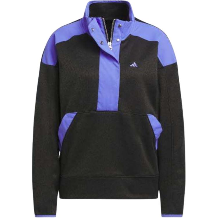

Adidas Go-To Quarter Zip Jacket Color Block Long Sleeve Vintage Jacket Women Jacket Multicolor IY5359 M