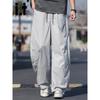 CHOCOOLATEit Men's Ice Silk Loose Wide-Leg Cargo Pants