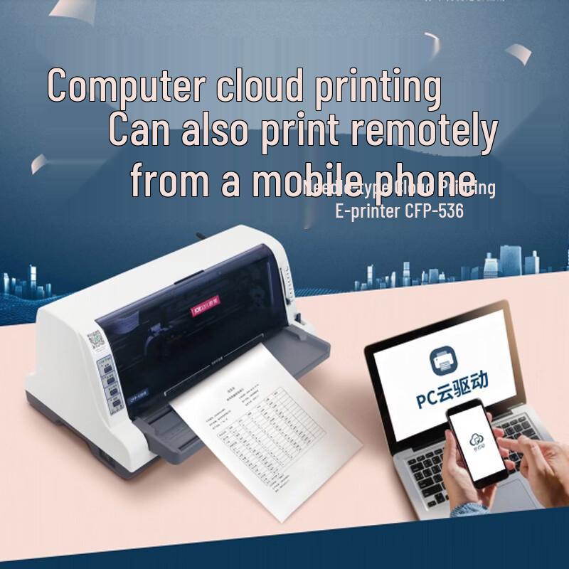 Jolimark CFP-536W Wireless Remote Cloud Dot Matrix Printer CN Plug (adapter Included)