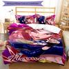 3pcs KPop Demon Hunters47 Cover Set - Personalized Name, HD Printed Bedding with 1 Cover and 2 Pillowcases - Perfect for Home Decor, Easy Care