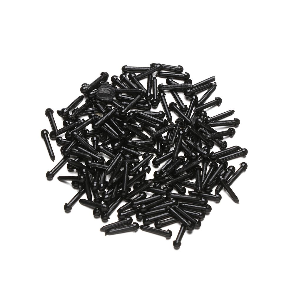 100pcs/bag Black/Red Safety Round Nose DIY Plastic   Eyes Safety Oval Nose   Eyes Animals Noses Accessories