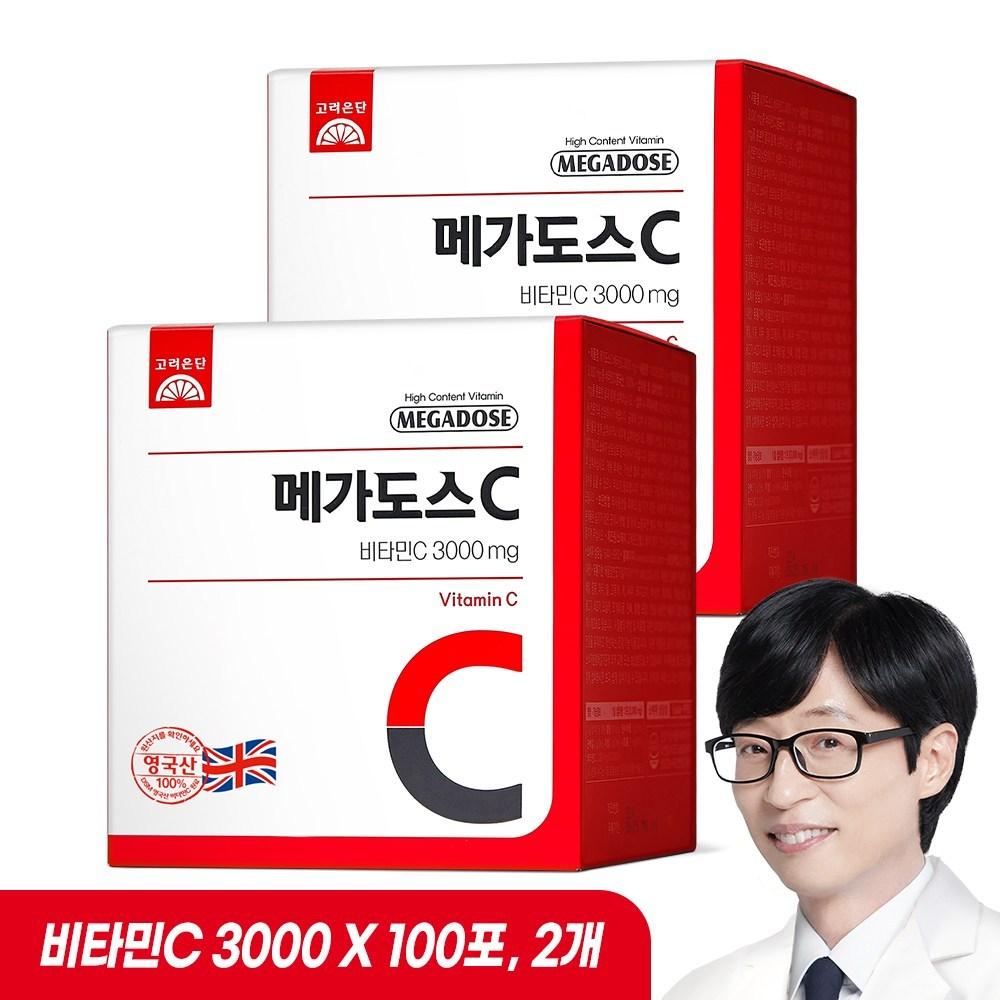 Koryo Eundan Megadose C 3000 British Vitamin C 100 packets x 2 pcs 300g