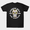 Heren Zwart Print T-shirt Cypress Hill Suikerschedel Geen-Knippen Transferpapier Print Katoenen T-shirt