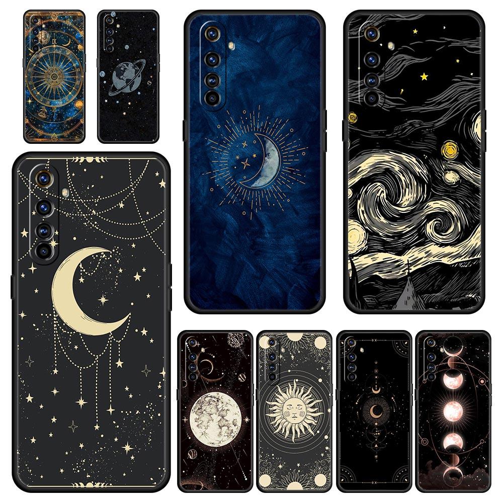 Starlit Sky Planet Space Art Case For Realme 12 11 10 9 8 5G 7 6 GT5 GT3 GT2 Pro Plus C21 C11 C25 C35 GT Neo 2 3 3T 5 Cover