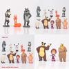 Adorable Set de Figuras de Acción de Masha y el Oso Perfecto Para Adornos de Tarta y Diversión en el Juego