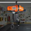 Electric Chain Hoist Single Phase Crane Hoist 2200 lbs Load 10 ft Lifting