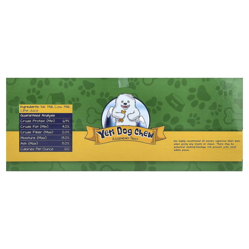 Yeti Dog Chew, Himalayan Yak Cheese, For Dogs, Large, 3 Lb