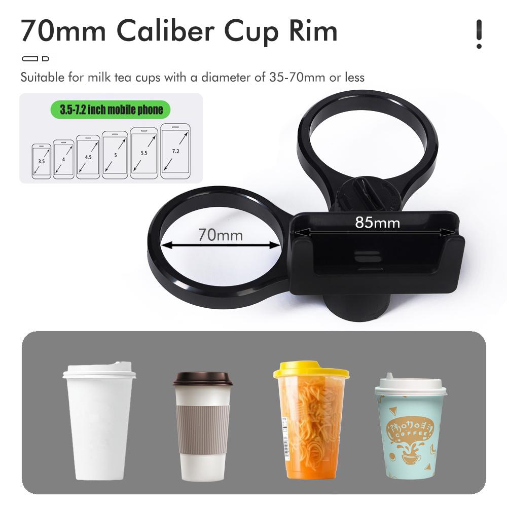 Car Phone Holder Multi Cup Holder Car Mug Holder Modified Coaster Car Cup Holder Drink Holder Rotatable Car Cup Holder