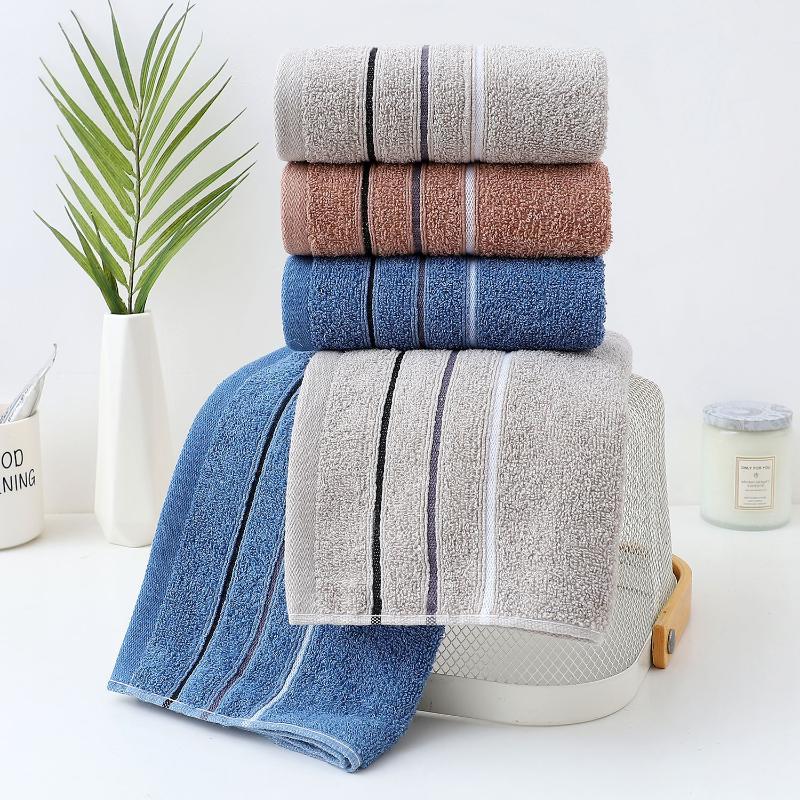 1/3Pcs Ultra Soft Absorbent Towels Thickened Fade Resistant Face Bath Towels for Home Hotel Use