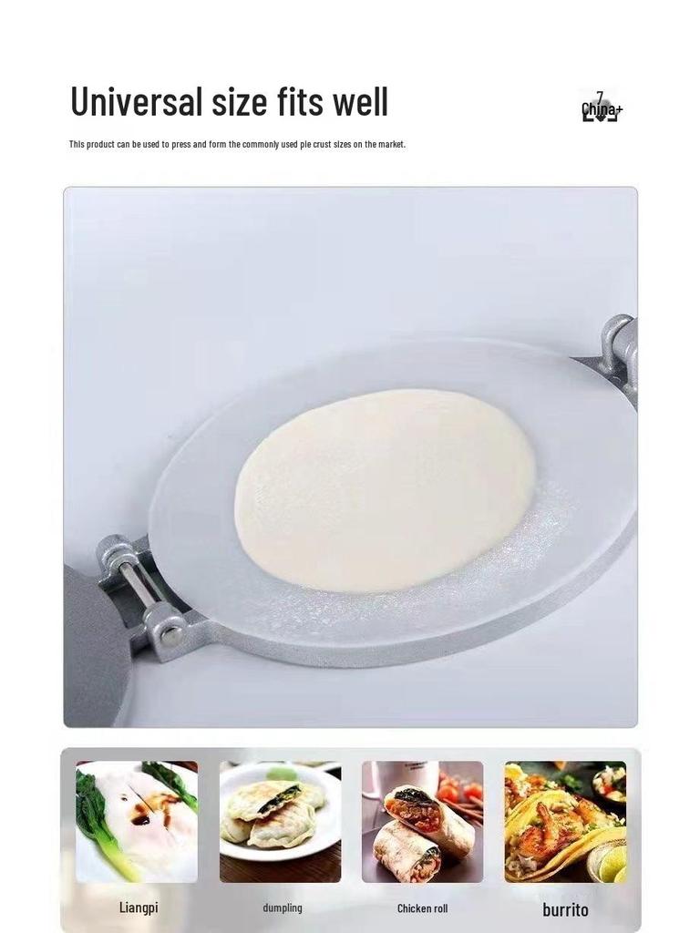 Ausgewählte manuelle Mais-Tortilla-Presse: Werkzeug für mexikanische Pfannkuchen & Teigtaschen