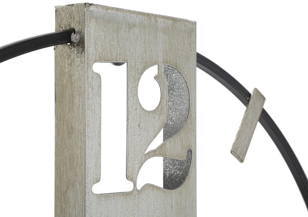 Wall Clock Silvery 61X4.5X63 Cm