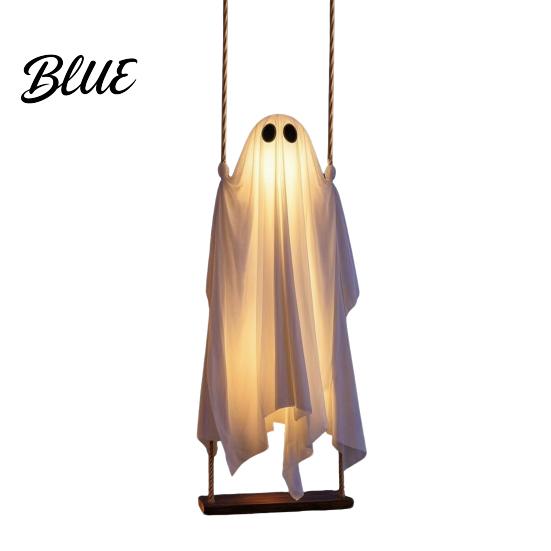 Halloween Outdoor Hanging Front Door Decoration Ornament Swing Decorations Ghost for Spooky Porch Yard Garden Weather Resistant Party Props