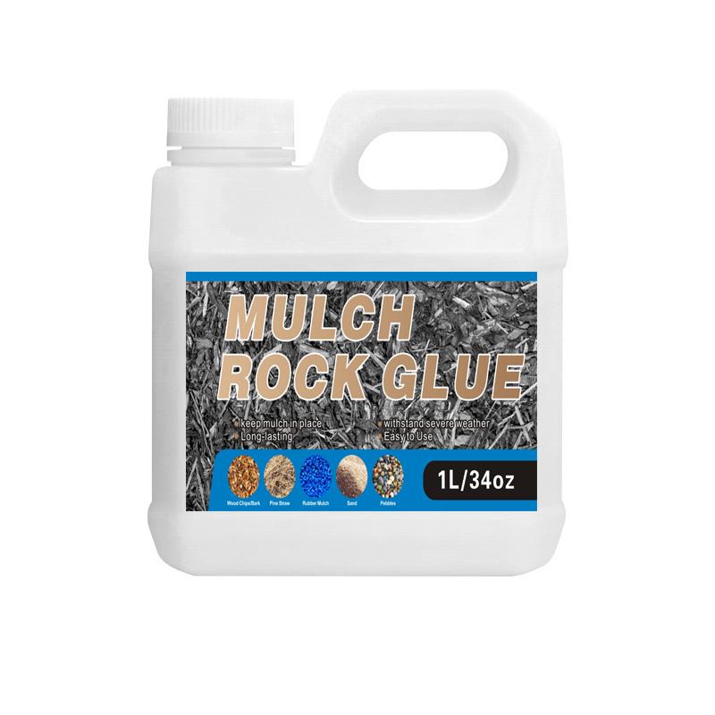 16.9/34oz Quick-Drying Mulch Rock Glue Keep Mulch In Place Long-lasting Garden Patio Adhesive For Concrete Pebbles Pine Straw
