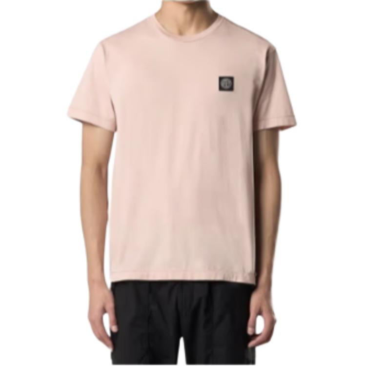 STONE ISLAND SS25 Logo Embroidered Comfortable Simple Crew Neck Short Sleeve T-Shirt Men T-Shirts K1S1521000-39S0013-V0082