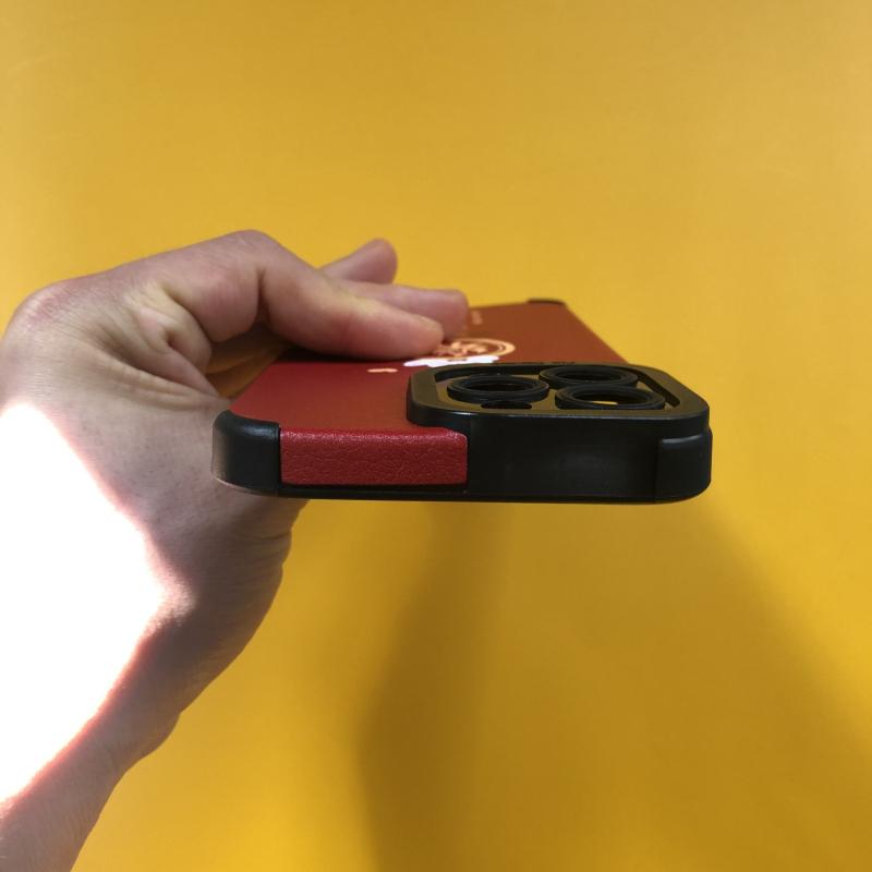 Rote Handyhülle für iPhone 11 14 Pro Max 12 Mini 13 stoßfeste Silikonhülle für iPhone Xr Xs Max X 7 8 Plus „Chinesisches Wort Happy“